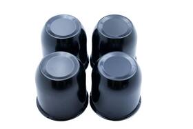 Ppcovers 325he 4 Push Through Black Wheel Center Caps For Trailer Rims 3.25 Inch Bore