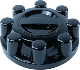 62501bk Ppcovers Front Gloss Black Center Wheel Hub Cap 17-25 F250 F350 Super Duty Replacement