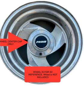 Prime C066 Cap Only Wheels Tri-fan Tri-blade Bolt On Wheel Center No Screw