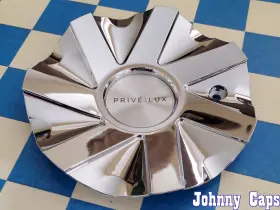 Cap5570-c Prive Lux Wheels # . Custom Chrome Wheel Center Cap 69 Qty. 1