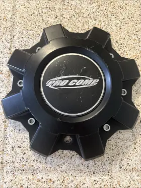 S1305-01 Pro Comp 3320pc/aewc Alloys Flat Matte Black Wheel Rim Center Cap 3320 Pc/aewc