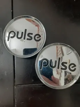 Sucap11 Pulse Chrome Finish Wheel Center Caps 2 Sucap 11 2.3 Inch Wide Good Condition Sucap11 Pulse Chrome Finish Wheel Center Caps 2 Sucap 11 2.3 Inch Wide Good Condition