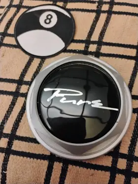8b.711 Pure 8b.612 8b.613 1 #8b.612 Hex Top Wheel Center Cap #8b.613 Flange #8b.711 Not Included