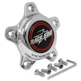 Race Star Wheels 615-5096-1 Replacement Center Cap 5 Lug Short Chrome