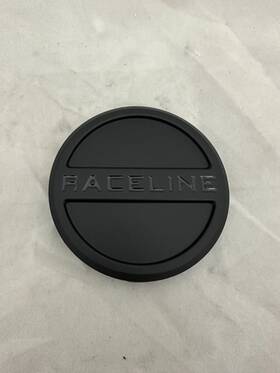 Raceline C376k103s-fb B Flat Matte Black Wheel Center Cap C376k103s With Metal Snap Wire Clip
