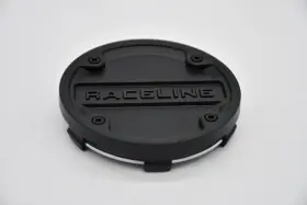 C950k086s-fb Raceline Satin Black Wheel Center Cap Hub 3.4 Inch