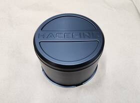 Raceline Cpr952-8-b 4 X Push Through Center Cap Metal Satin Black -