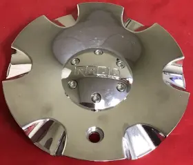 Cap750l216 Radd Alloys C-rad220-c One Alloy Center Cap Chrome Wheels With Screws /8995