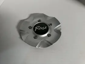 C-e88 Rage Custom Wheel Silver Center Cap #c-e88 Very Good Condition #2 Rare C-e88 Rage Custom Wheel Silver Center Cap #c-e88 Very Good Condition #2 Rare