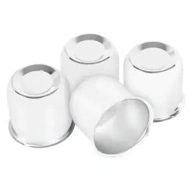 Ralz-s346 Ralzaoto 3.13 Inch Trailer Wheel Center Caps 4pcs Chrome Hub Covers For Truck Suv Rv