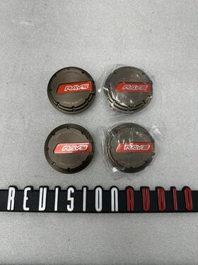 Rays 61025000007br Wheels Gramlights 57 Bronze/red Center Caps 57dr 57cr 57nr 57ir 57xr 57fxz