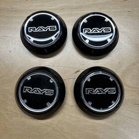 Rays No-63 Gram Lights Gl Center Cap Black/chrome 57d 57dr 57cr Maximium Optimise 4
