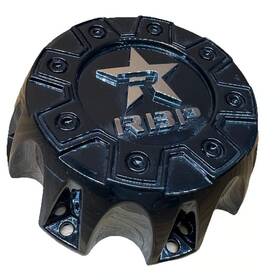 Rbp Cal-8h-bk Center Cap 8 Lug Exposed Style - Gloss Black