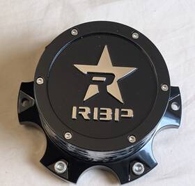 Rbp Rbph138-6-h72-s1 Wheels All Metal Wheel Center Cap Caps Aluminum Gloss Black