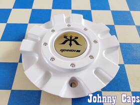 Rennen Wheels C111-2 # . Damaged Gloss White Wheel Center Cap 77 Qty. 1
