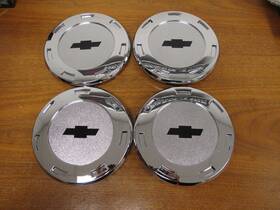 Reproduction 645498 8 Inch Chevrolet Center Caps For 22 Escalade Chrome Wheels Rims 5309 Set 4