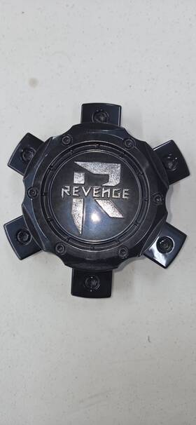 Revenge Offroad C466k169s6lug-b Wheels Center Cap Gloss Black For Rv201-rv204 - 6 Lug