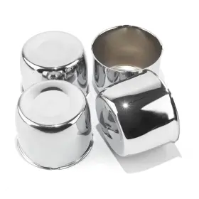 20274328schx4-rh Rheedal 4pcs 4.9inch Stainless Trailer Wheel Center Caps Push Through 4.92 Bore 3.66