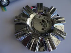 Cap411l176-2 Rock Starr Alloy Wheel Chrome Custom Center Cap #