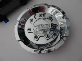 Cap523l169 Rock Starr Alloy Wheel Cap523l96 Rocknstarr Chrome Custom Center Cap #