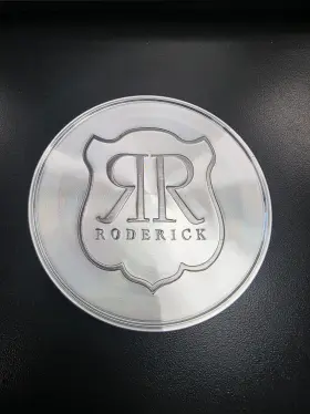 Ct-42 Roderick Aftermarket Wheel Rim New 3 Inch Machined Center Cap Hub Dust Cover