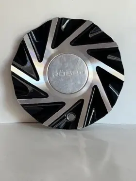 Gi35-al-1-cap Rosso 1 Wheels Black And Machined Center Cap Part# Stock# 4377