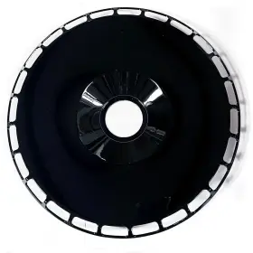 32170-ac-b Rotiform Black Aerodynamic Wheel Cover Gloss 19 Inch