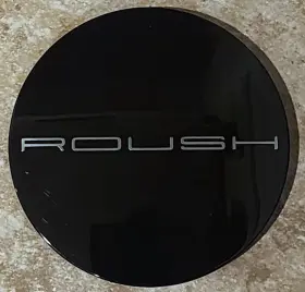 C-723-1-up Roush Oem 2023-2024 Ford F250 Super Duty Black Center Hub Cap Emblem Insert #01