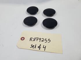 Rover Jgb002 1999 Range Oem Set Of 4 Painted Black Center Caps
