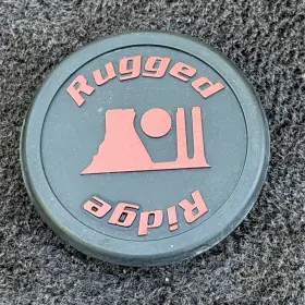 S110-3 Rugged Ridge Wheels Black Custom Wheel Center Cap