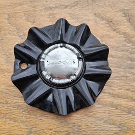 Sacchi 558770f-3 Custom Wheel Center Cap Black Part # 558770f-03 01 Damaged