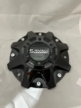 C873l213s Savage Wheels Gloss Black Wheel Center Cap