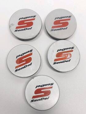 Sendel Co-060-sendel Custom Wheel Center Caps Lot Of 5 2 / Inch O.d Used #co-060-sendel 01 Ro