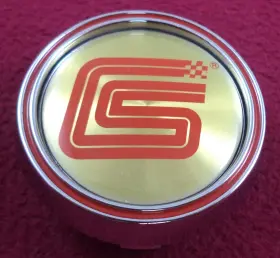 10602010f-1 Shelby Carroll Wheels Chrome Custom Wheel Center Cap # 1