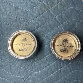 Shelby Cobra S7ms-1133b Set Of 2 Wheels Silver Custom Wheel Center Cap Caps #