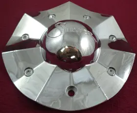 Lg0604-03 Sinister Wheel T846-cap Wheels Chrome Custom Center Cap # /