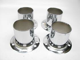Spark Hc-228-4 Gorilla Open/closed-end Chrome Wheel Center Hub Cap 6-3/4 Inch Od 4.25 4-1/4 Derby