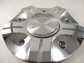 Speedy Wheels #767cap 6 Inch Chrome Metal Custom Wheel Center Cap For 1