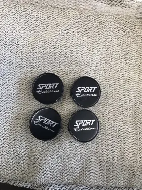 Jt08957 Sport Edition Se-14 4 Center F14 Gloss Black With Chrome And Logo Cap Jh3-2