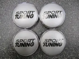 C-e87 Sport Tuning Wheel Ce87 Silver Center Caps 2-5/8 Inch 67mm - Set/4