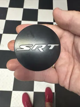 Sqw99trmaa Srt Silver On Black Oem Center Cap #sqw99trmaa Sqw99trmaa Srt Silver On Black Oem Center Cap #sqw99trmaa