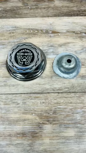 602-6123 Star Wire Vintage Wheel Bolt On Center Cap #602-6123 No 602-6123 Star Wire Vintage Wheel Bolt On Center Cap #602-6123 No
