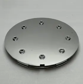Cap717k155 Starr Alloy Chrome No Logo Snap In Wheel Center Cap