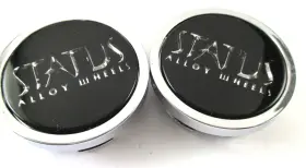 C129502cap Status Alloy Wheels #c129502cap 1 3/4 Inch Back Wheel Center Caps For 2 Cap