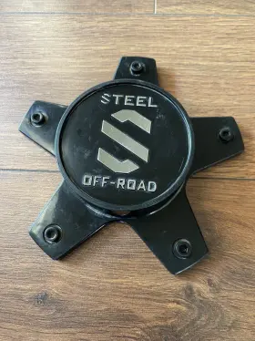 Cap5397-6135-b Steel Off-road Black Snap In Wheel Center Cap