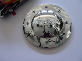 61402085f-1 Strada Wheels Chrome Custom Wheel Center Cap # S11