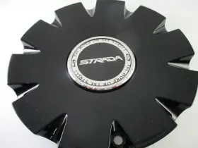 C-495-2 Strada #c-495-2 Gloss Black7 Inch Custom Wheel Center Cap For 1