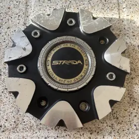 Cs419b1a Strada Silver Wheel Center Cap