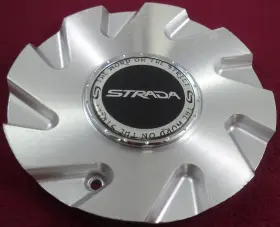C-stra-2 Strada E103s185 Wheels Machined Silver Custom Wheel Center Cap # / 1 C-stra-2 Strada E103s185 Wheels Machined Silver Custom Wheel Center Cap # / 1