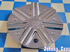 70752285f-1 Strada Wheels # . New Chrome Custom Wheel Center Cap 42 Qty. 1